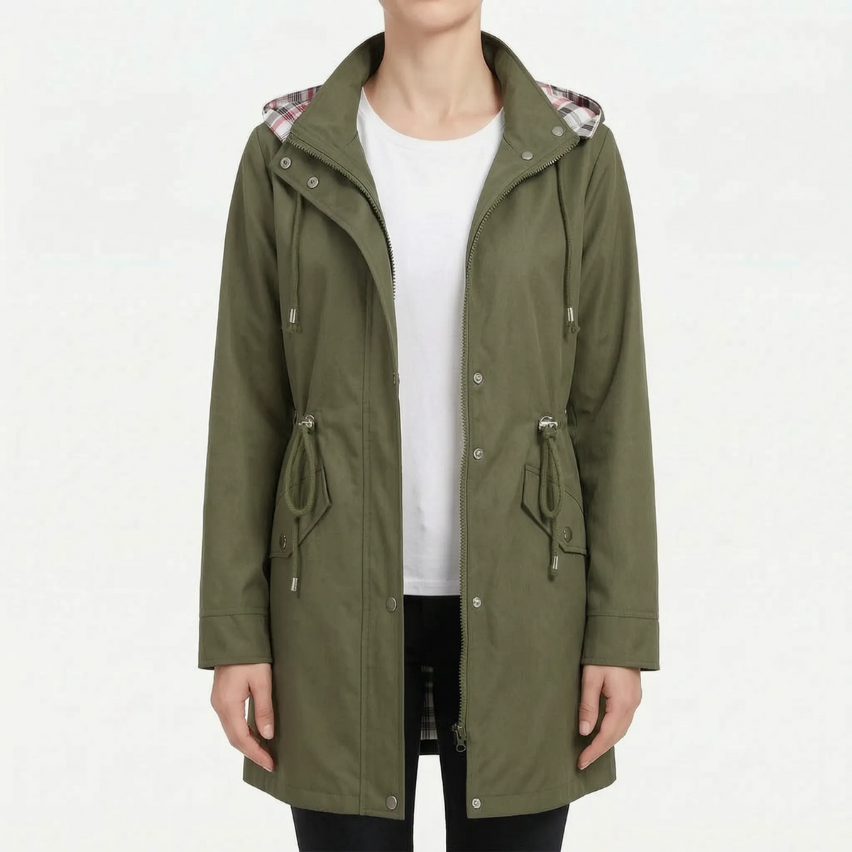 Auroven - Longline Hooded Transitional Jacket