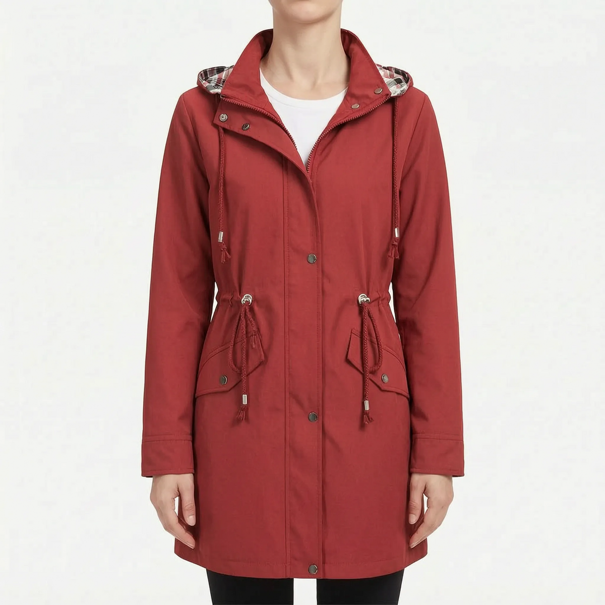 Auroven - Longline Hooded Transitional Jacket
