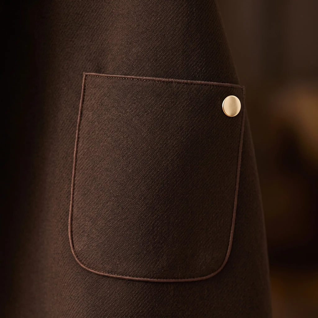 Avelis - Short Button-Front Coat
