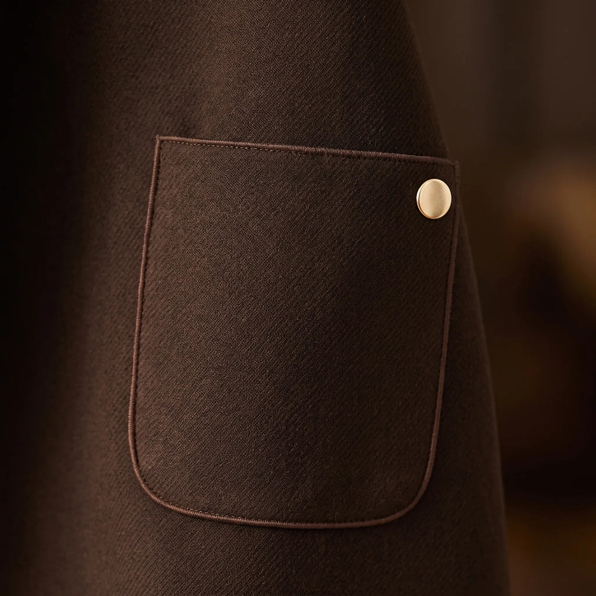 Avelis - Short Button-Front Coat