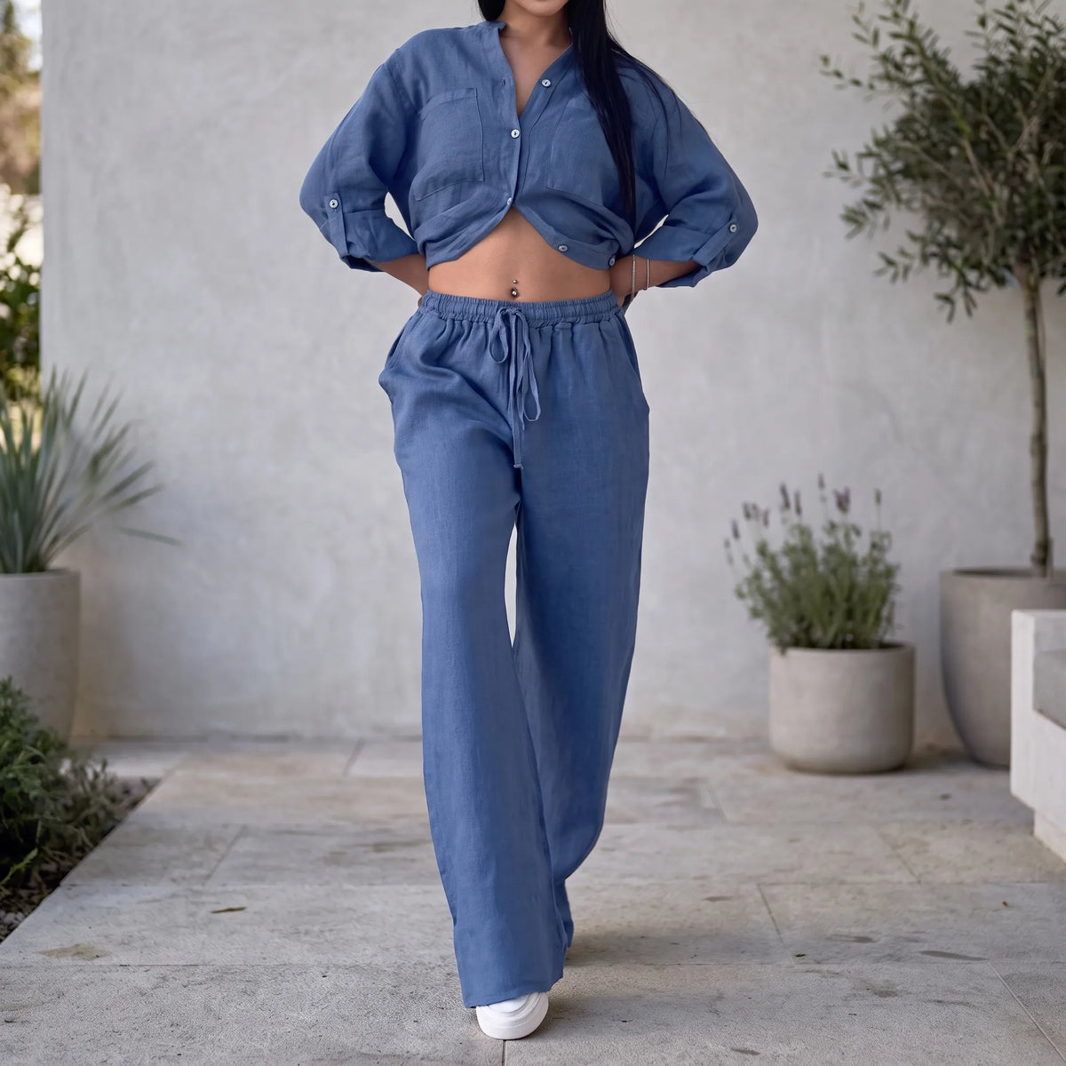 Breezet - Casual Relaxed Two-Piece Lounge Set