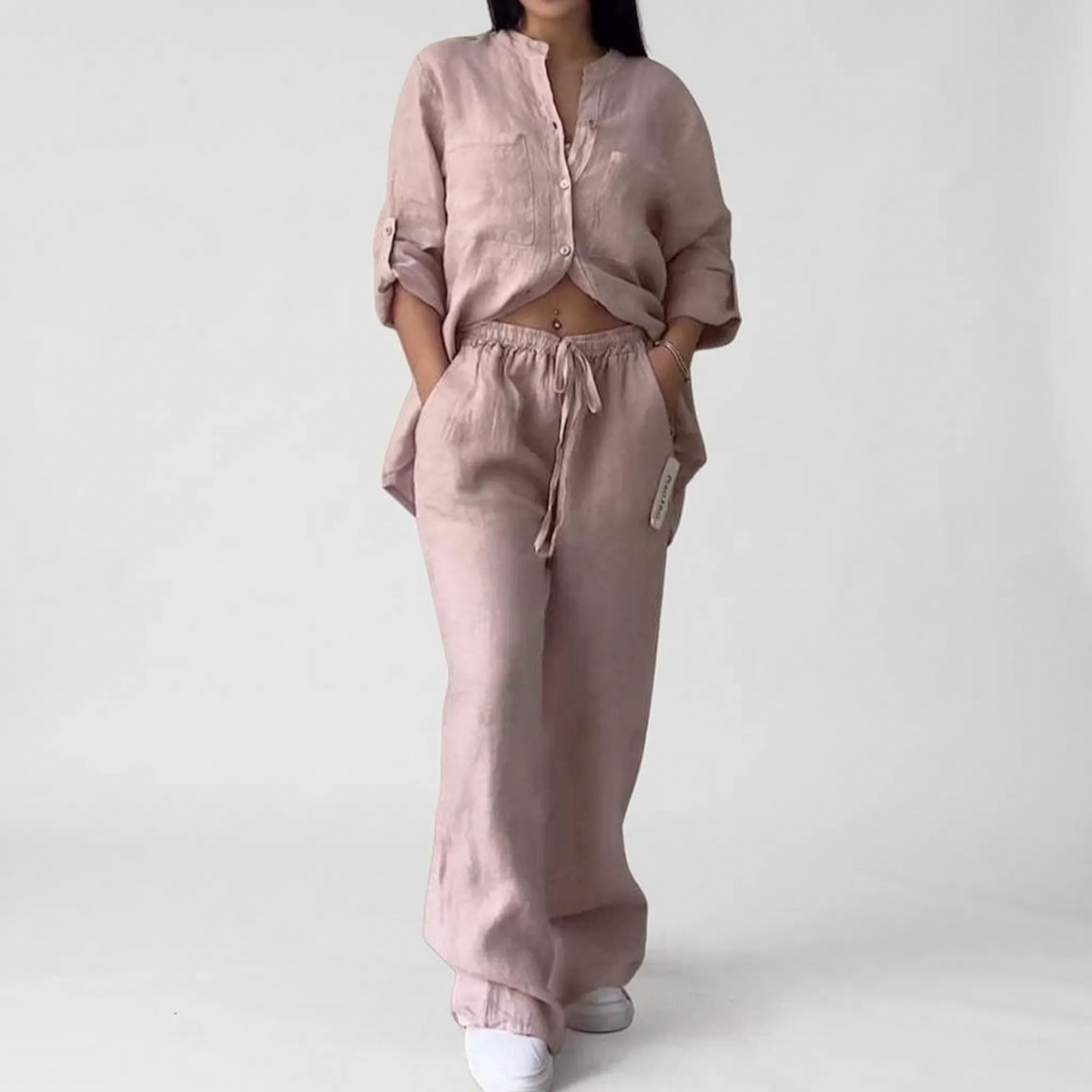 Breezet - Casual Relaxed Two-Piece Lounge Set