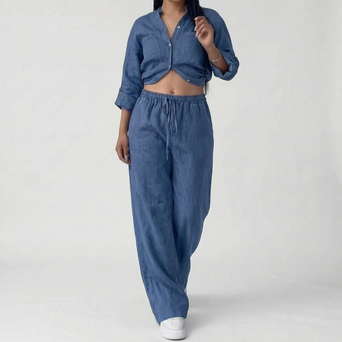 Breezet - Casual Relaxed Two-Piece Lounge Set