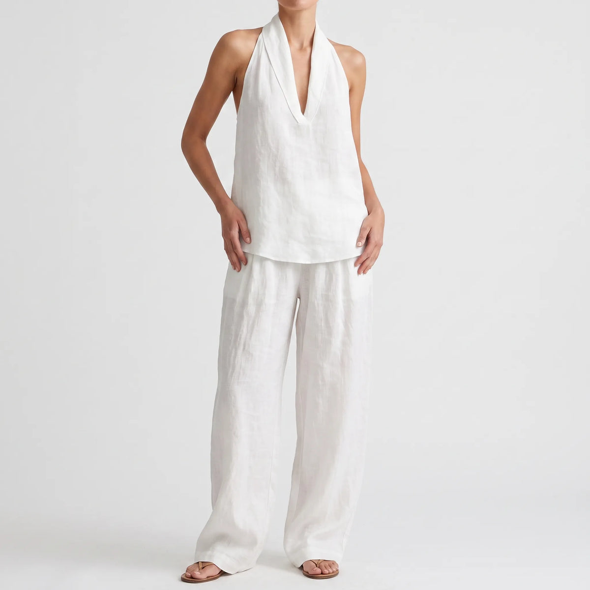 Novarix - Sleeveless Halter 2-Piece Set