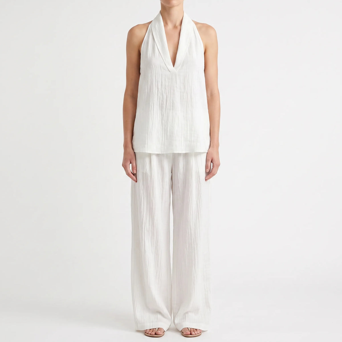 Novarix - Sleeveless Halter 2-Piece Set