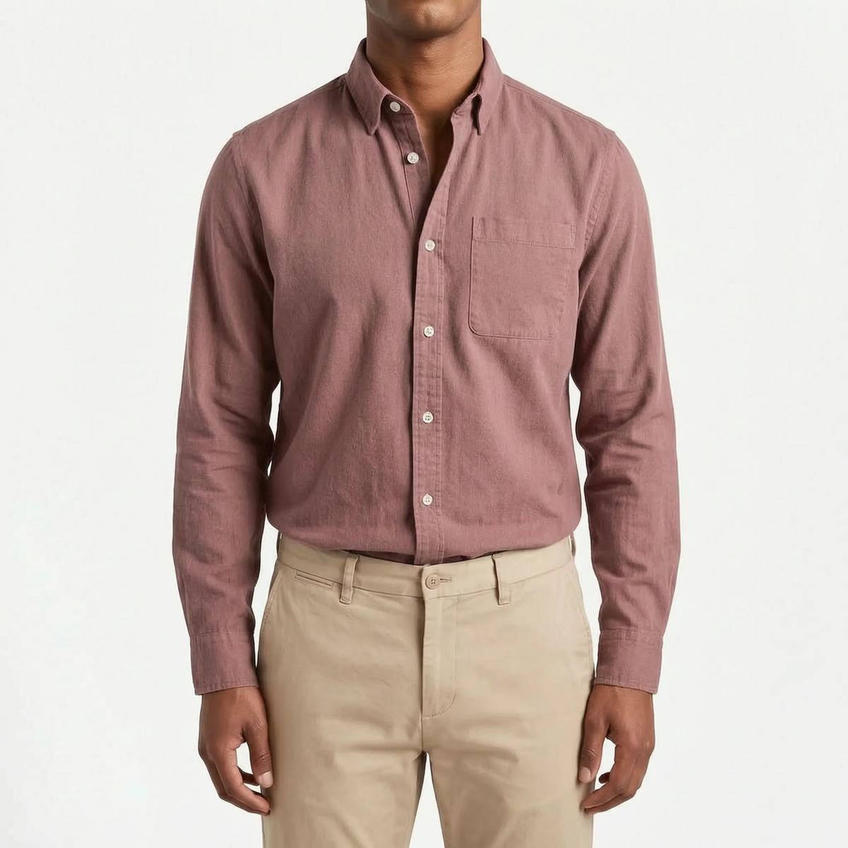 Rovent - Casual Long-Sleeved Button-Up Shirt