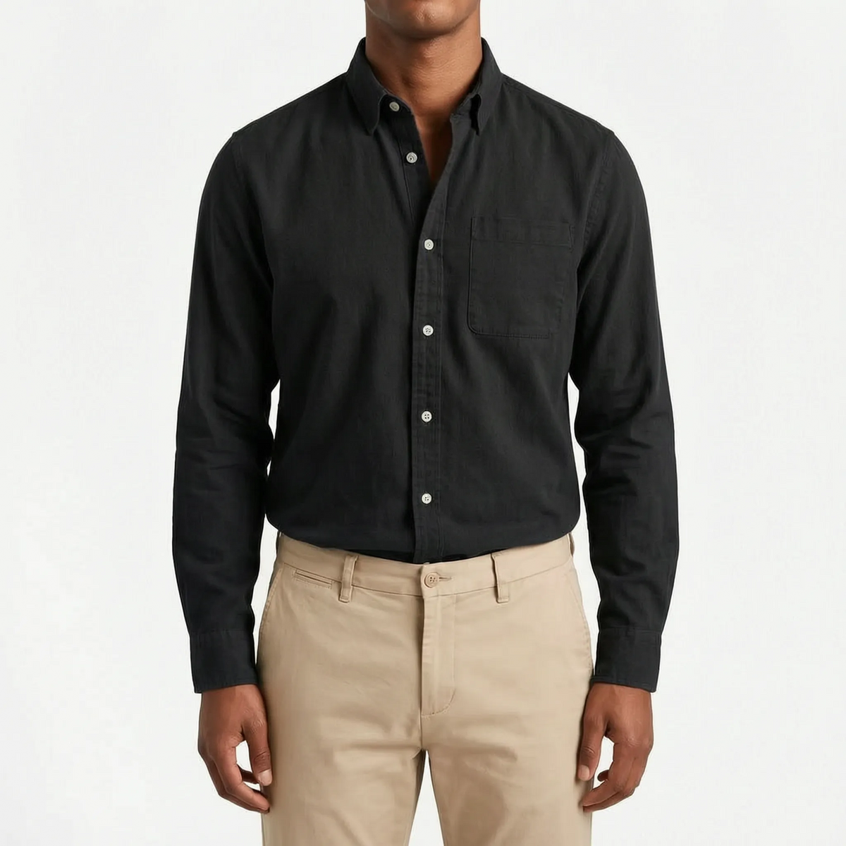 Rovent - Casual Long-Sleeved Button-Up Shirt