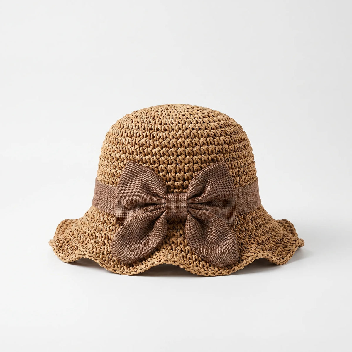 Sombrea - Woven Texture Retro Sun Hat