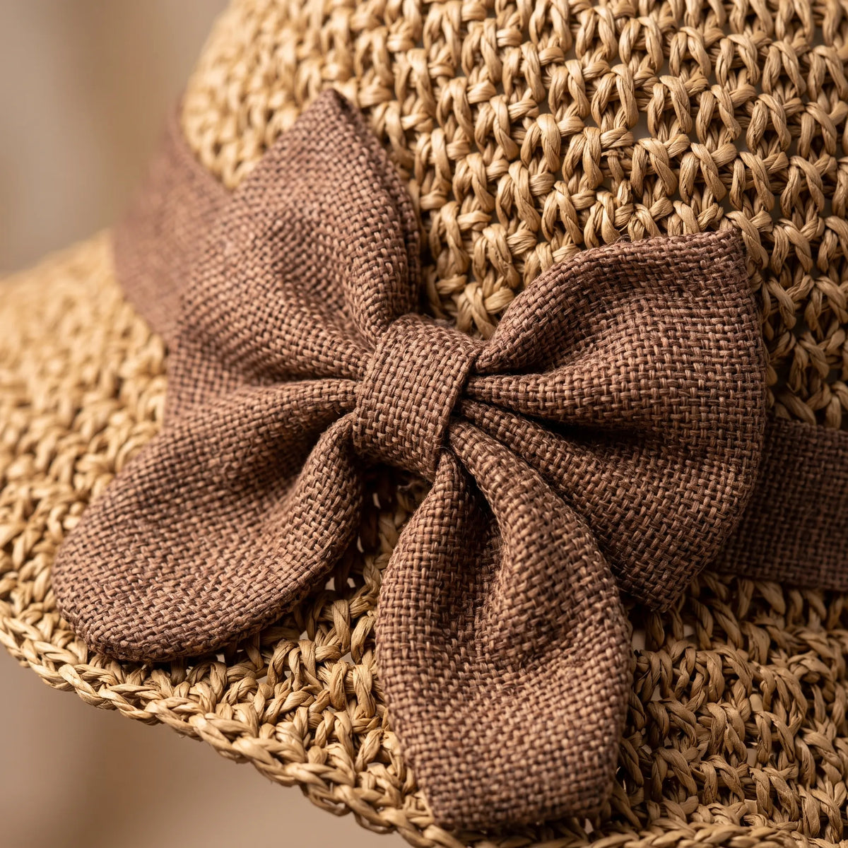 Sombrea - Woven Texture Retro Sun Hat