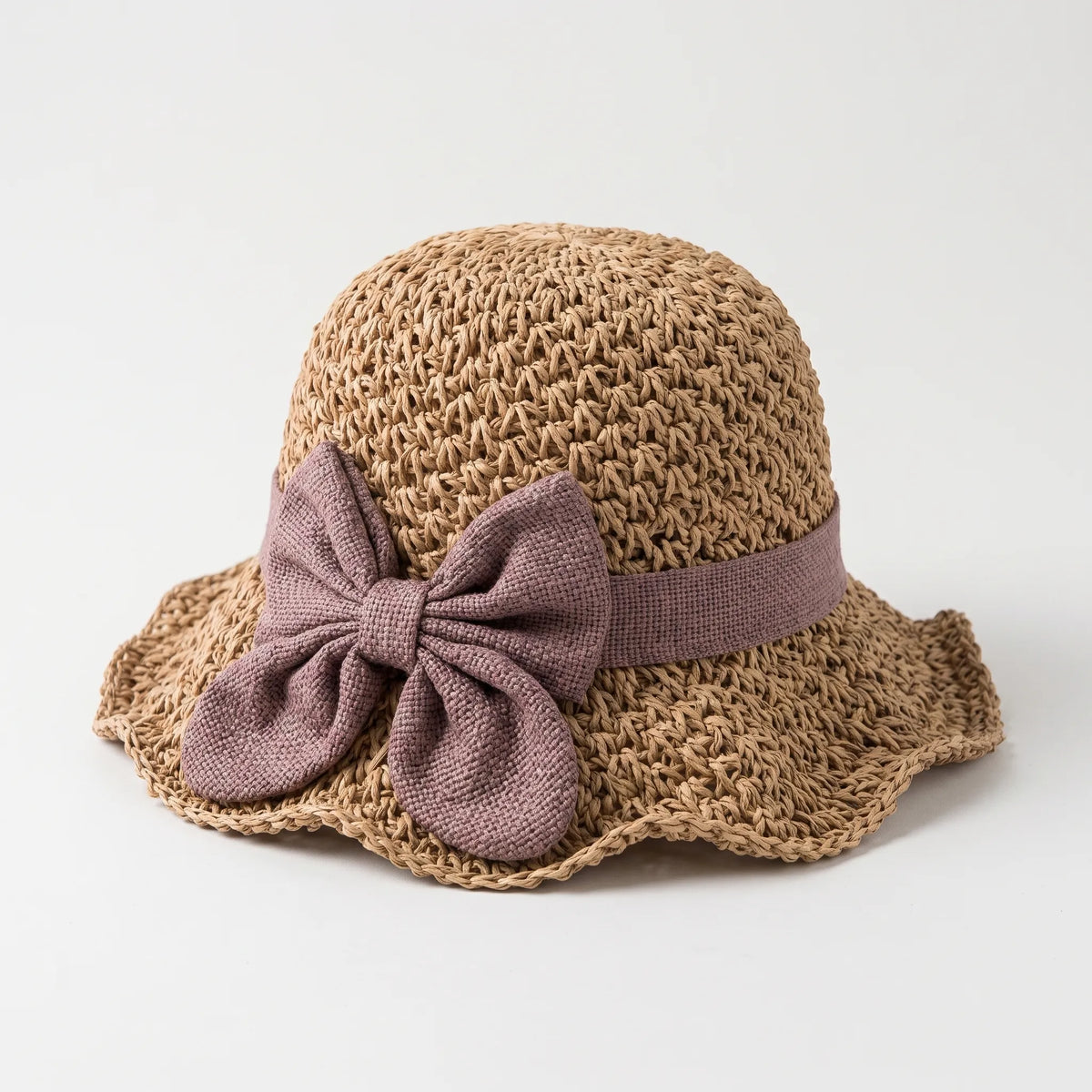 Sombrea - Woven Texture Retro Sun Hat