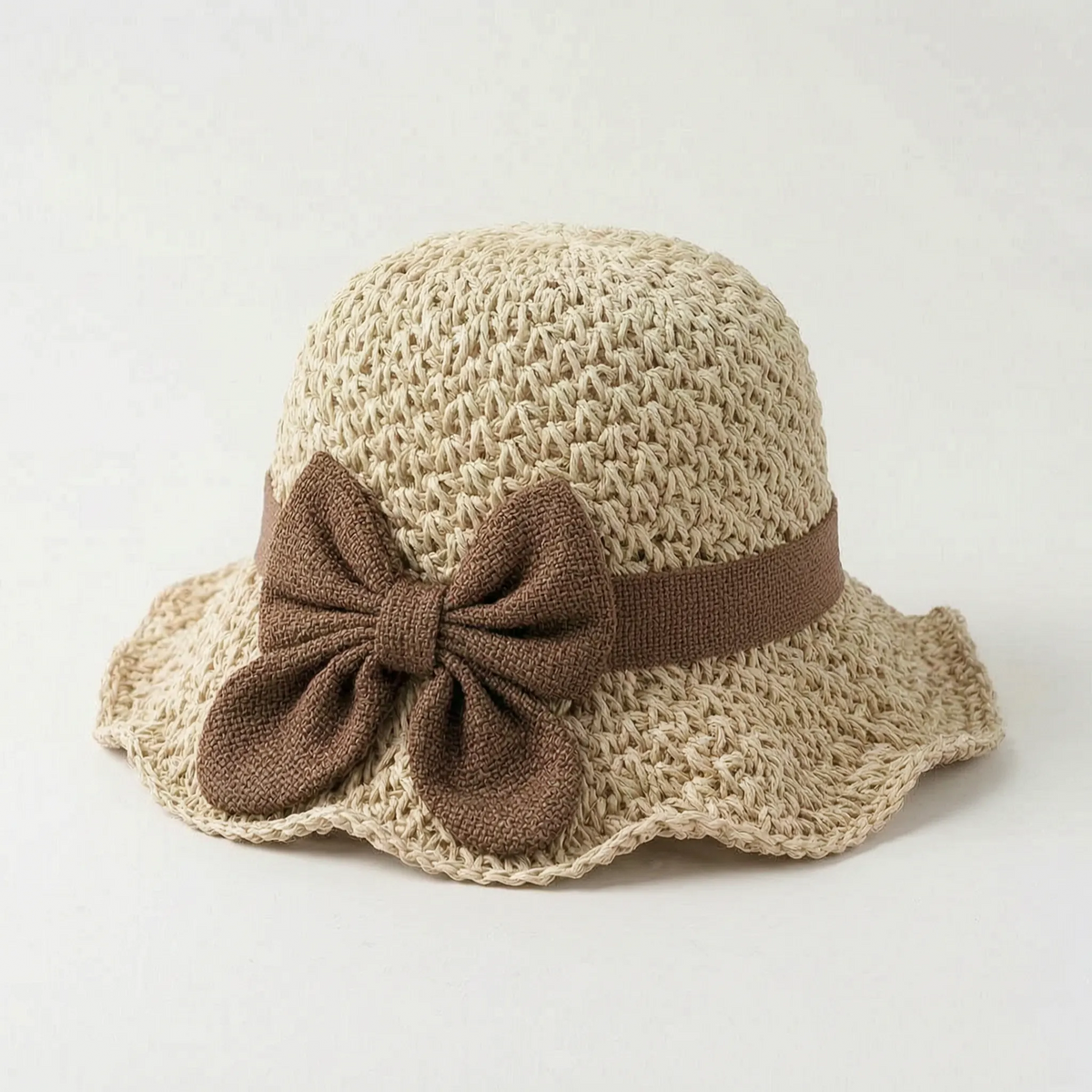 Sombrea - Woven Texture Retro Sun Hat