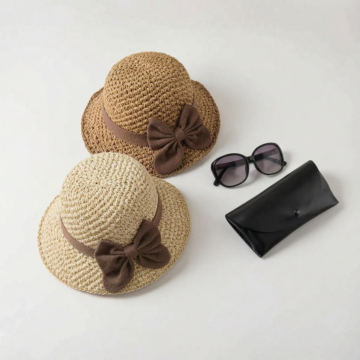 Sombrea - Woven Texture Retro Sun Hat