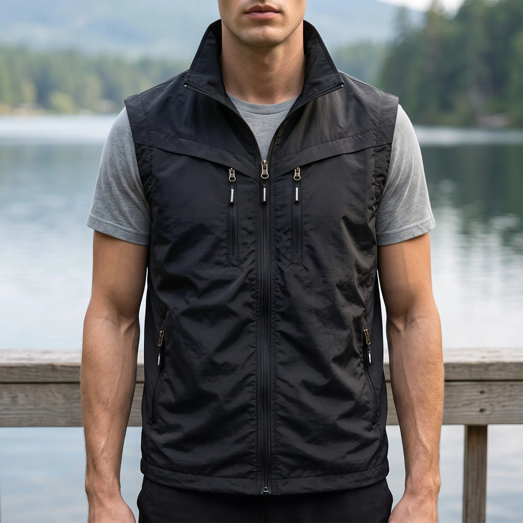 Trekvo - Men's Sleeveless Multi-Pocket Utility Vest