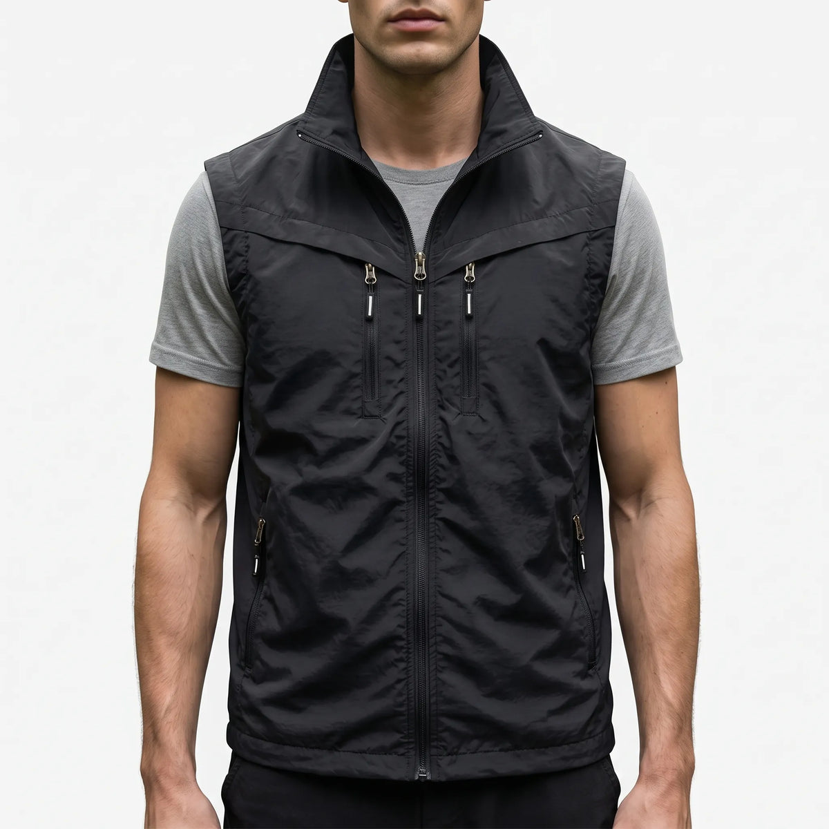 Trekvo - Men's Sleeveless Multi-Pocket Utility Vest