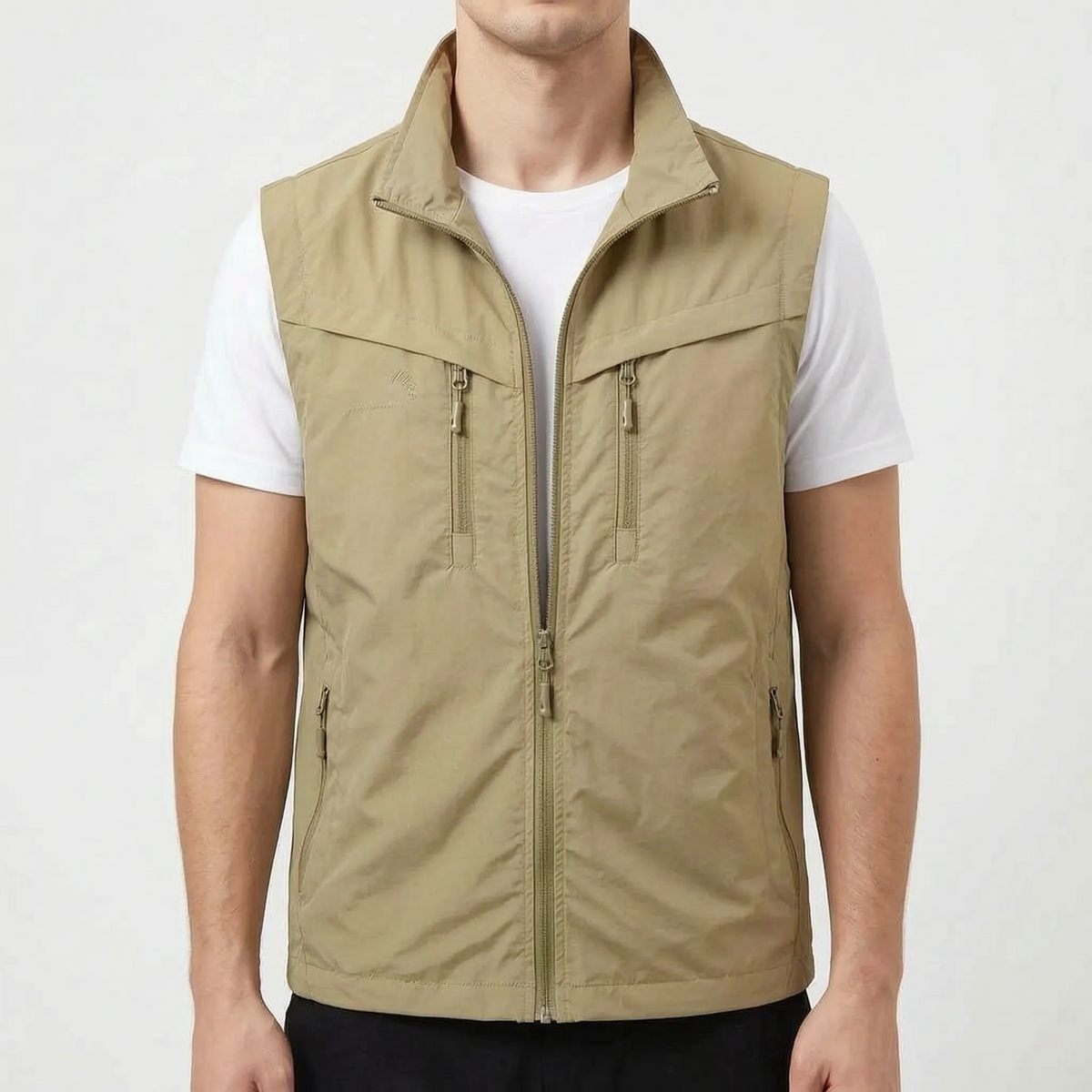 Trekvo - Men's Sleeveless Multi-Pocket Utility Vest