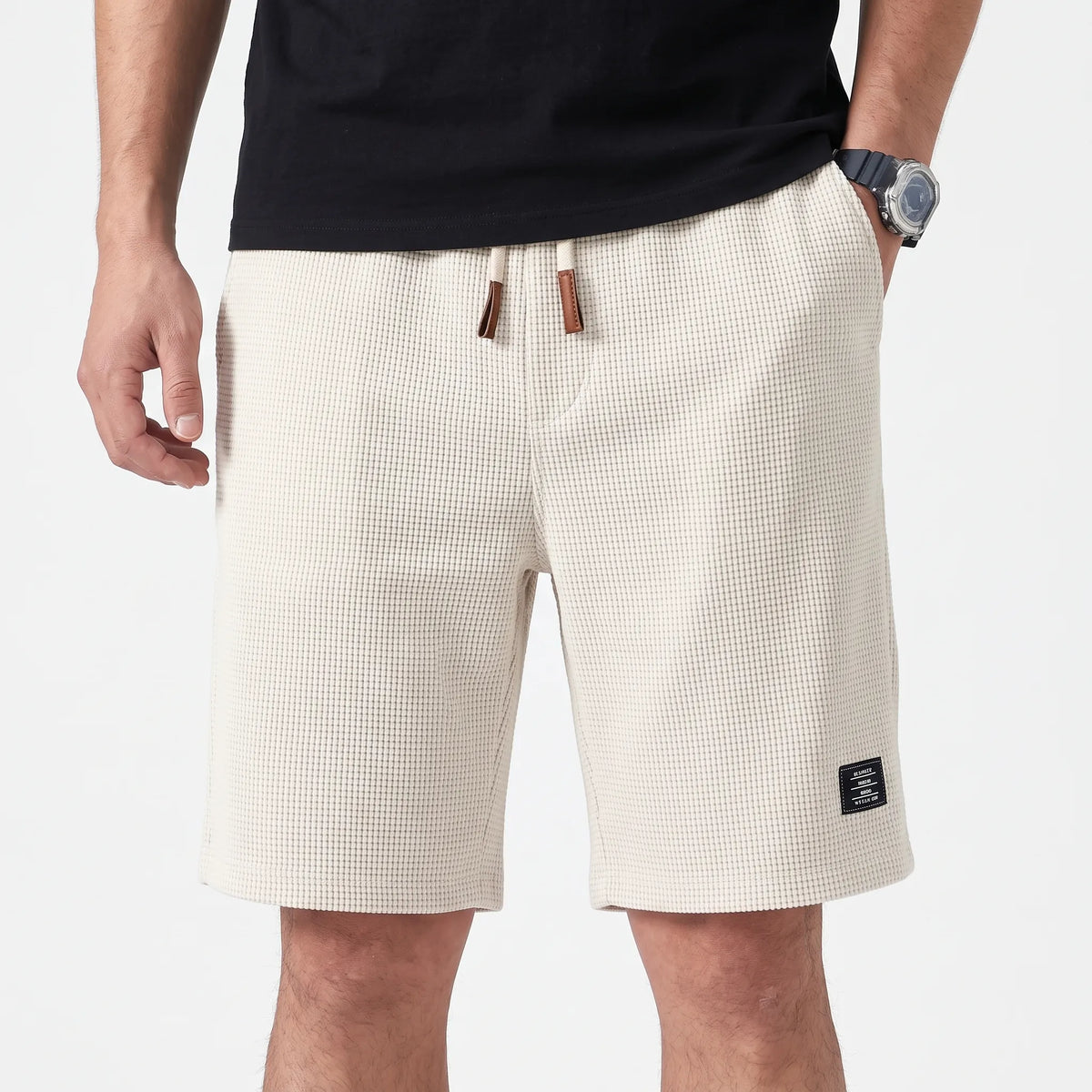 Valmont - Textured Casual Summer Shorts