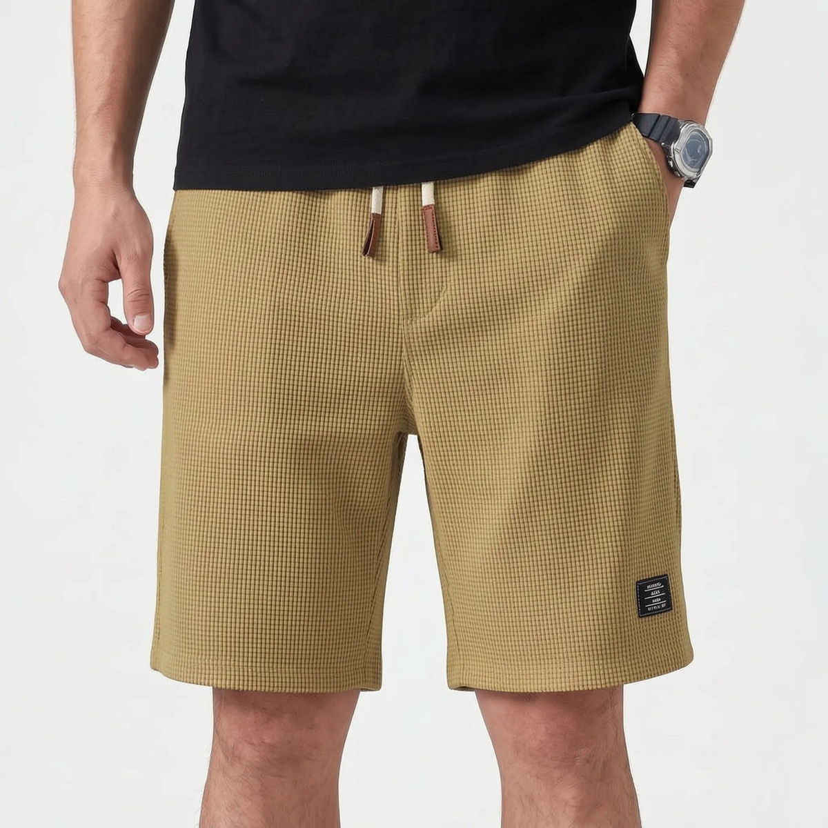 Valmont - Textured Casual Summer Shorts
