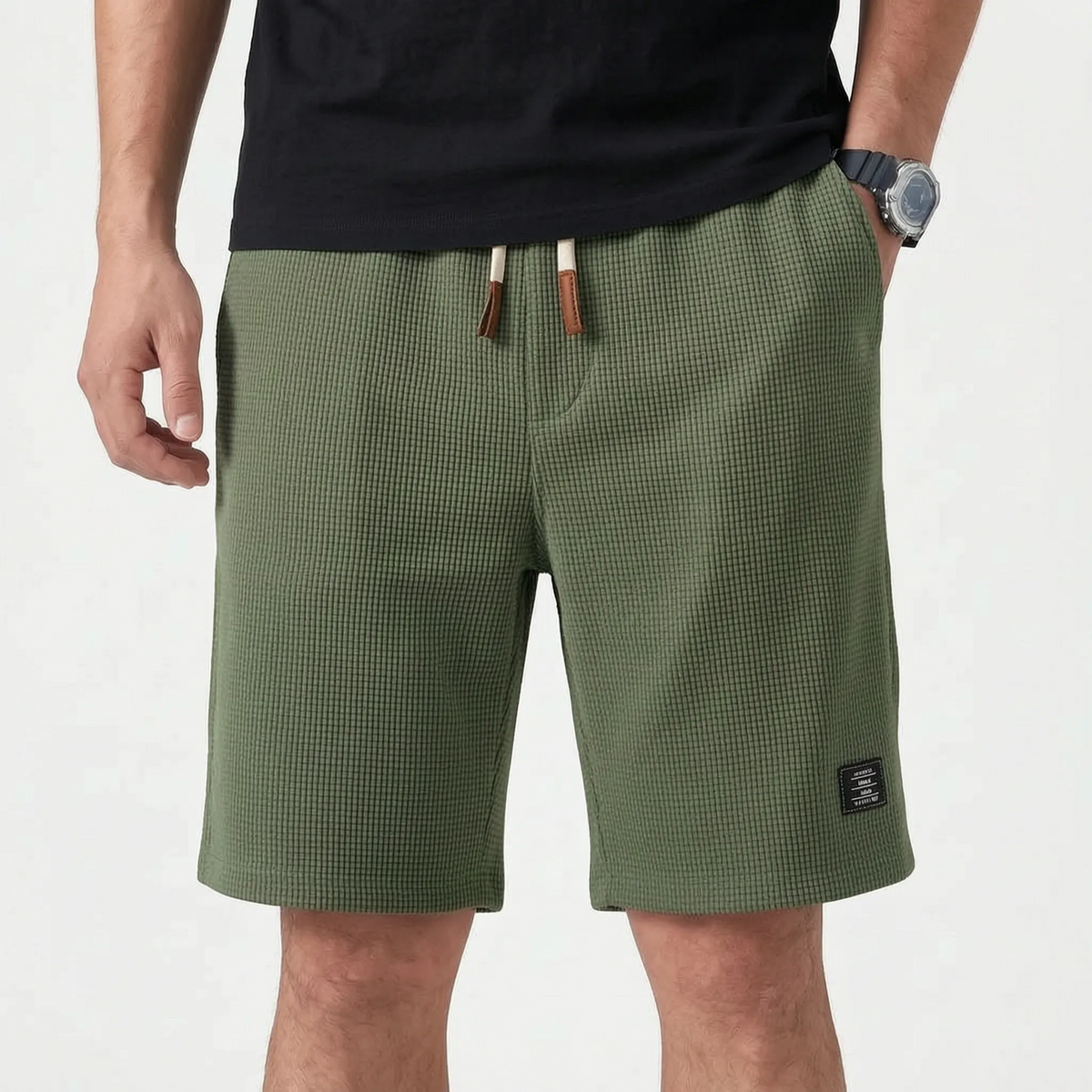Valmont - Textured Casual Summer Shorts
