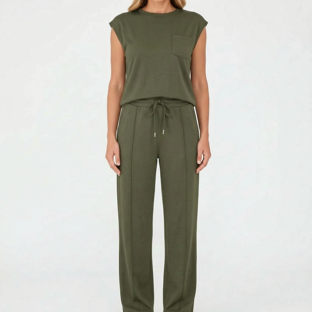 Vespera - Sleeveless Lounge Co-Ord Set