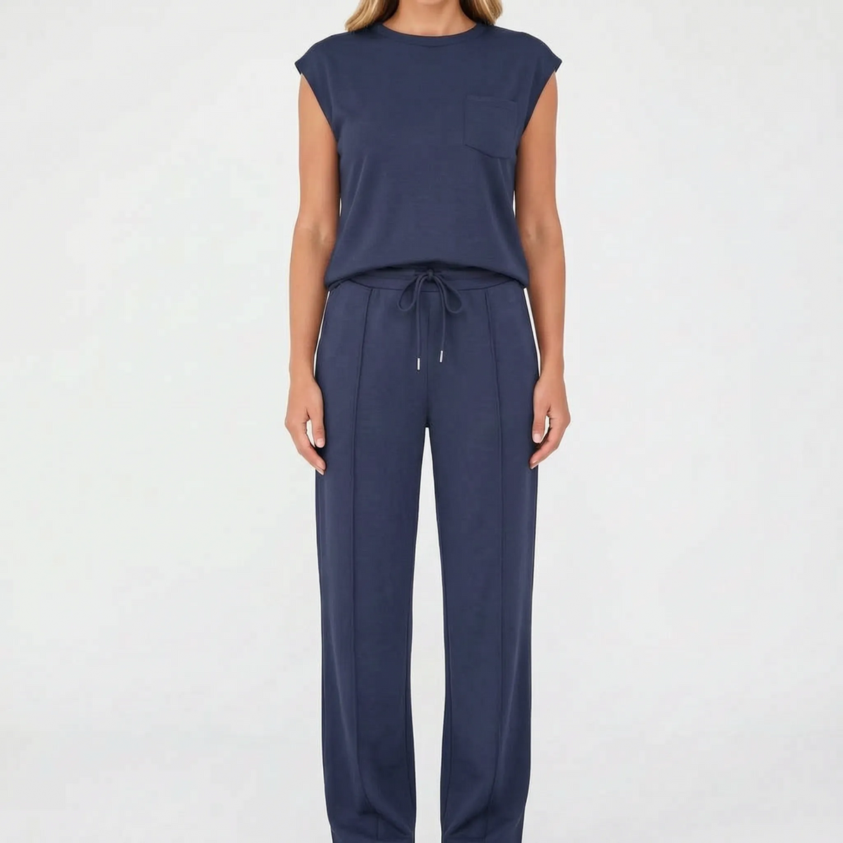 Vespera - Sleeveless Lounge Co-Ord Set