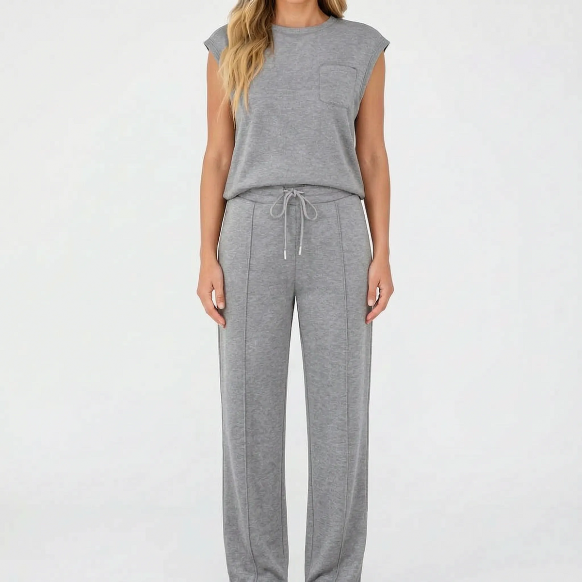 Vespera - Sleeveless Lounge Co-Ord Set