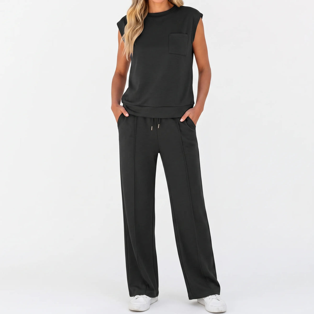 Vespera - Sleeveless Lounge Co-Ord Set