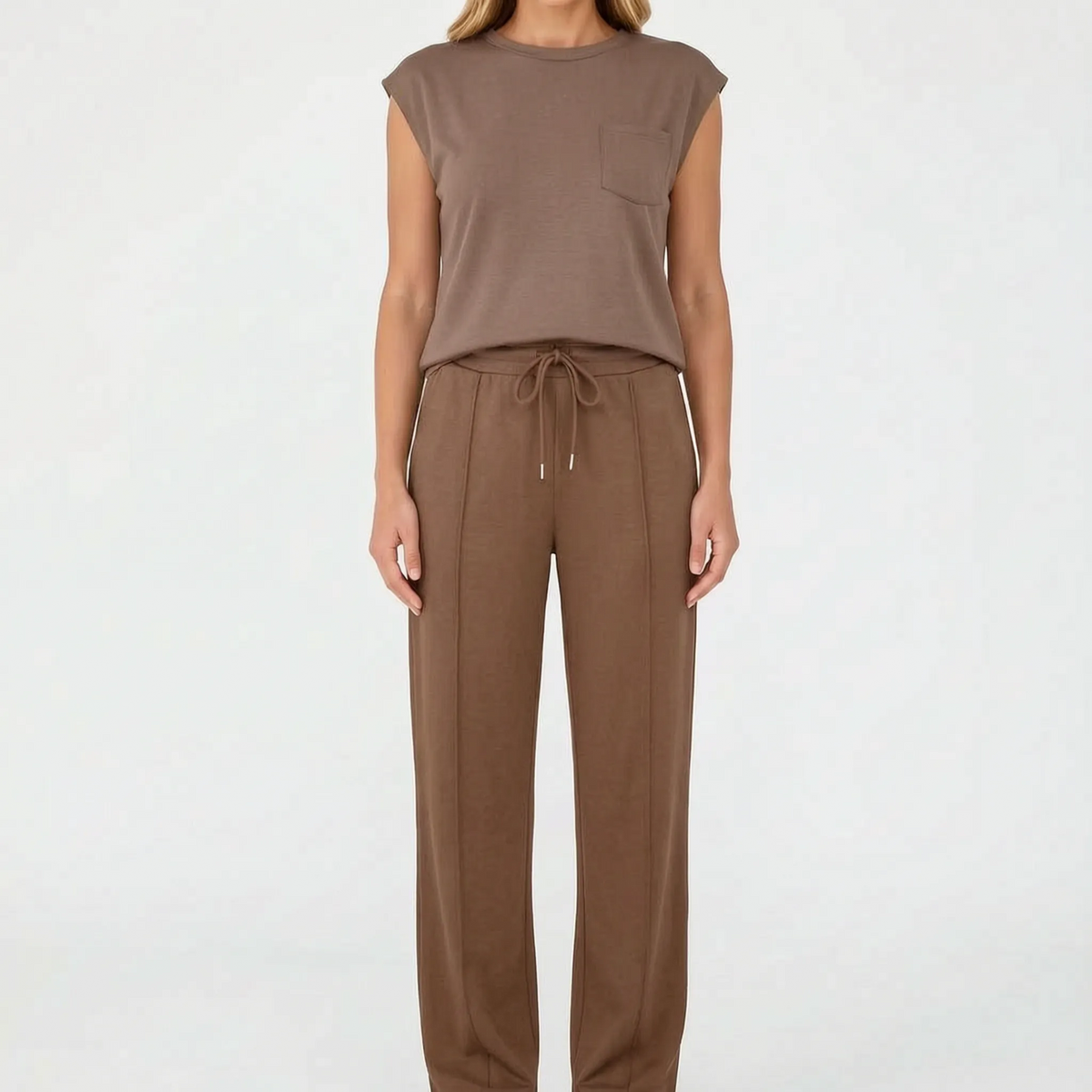 Vespera - Sleeveless Lounge Co-Ord Set
