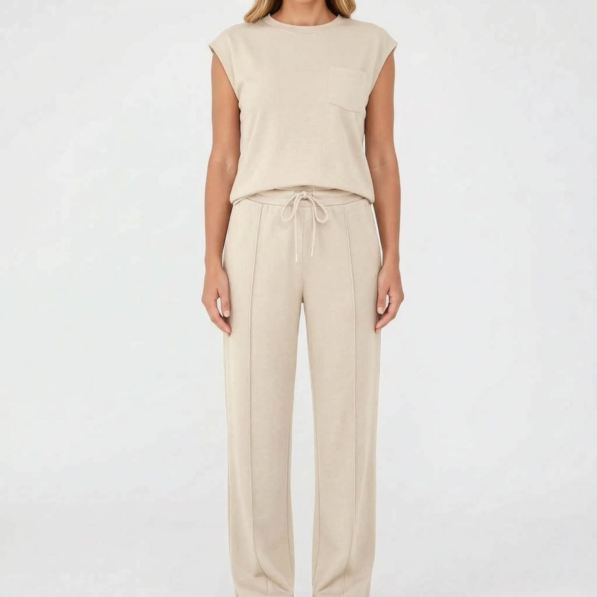 Vespera - Sleeveless Lounge Co-Ord Set