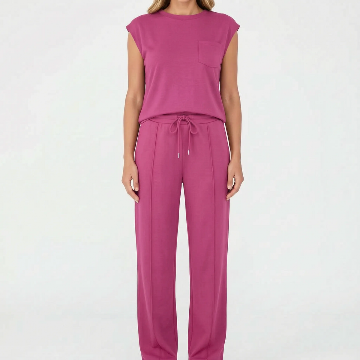 Vespera - Sleeveless Lounge Co-Ord Set