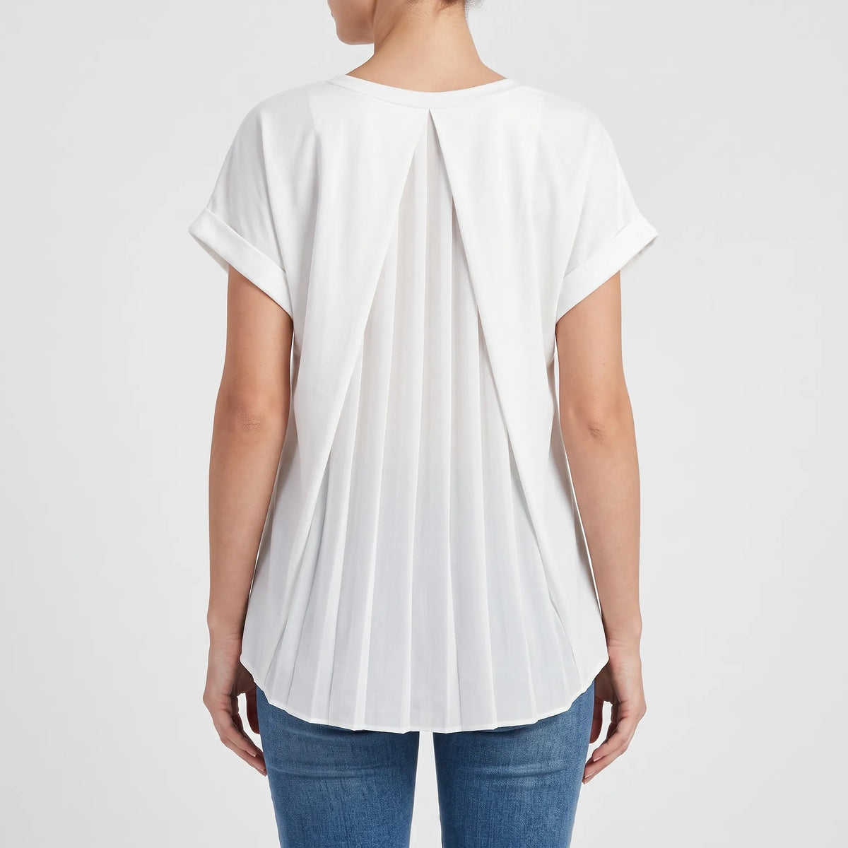 Vespin - Relaxed Fit Short-Sleeve Blouse
